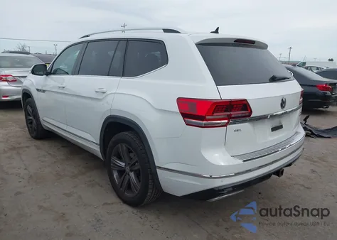 2019 Volkswagen Atlas 3.6L V6 Sel R-Line z USA, uszkodzony, nr VIN 1V2RR2CA0KC545841